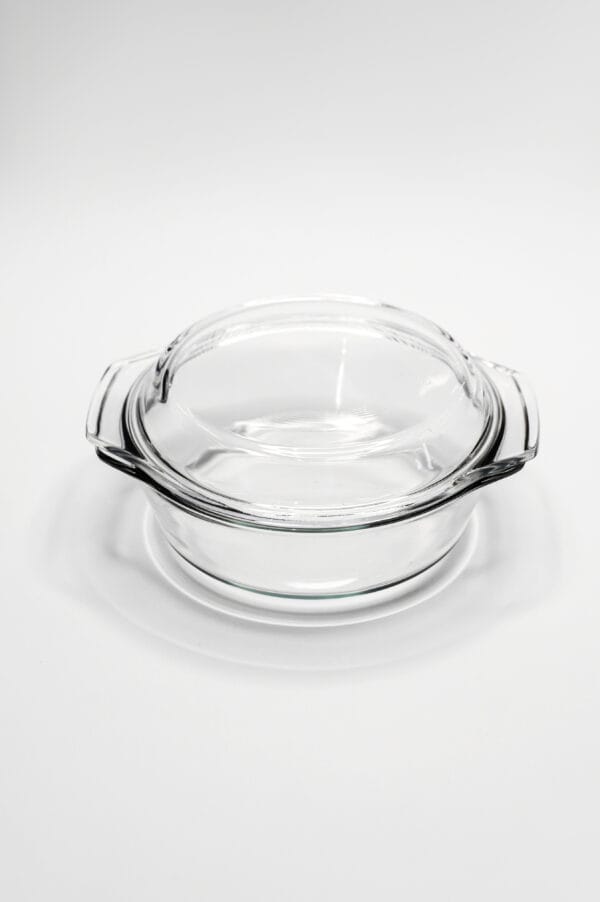 Heat-resistant glass roasting dish 3.8 L with lid (SC-38)